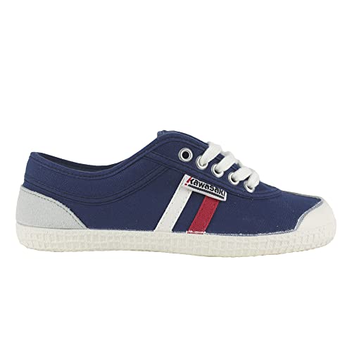 Kawasaki Unisex Retro 23 Canvas Shoe Sneaker, 90 W, marineblauer Streifen, 42 EU Schmal von Kawasaki