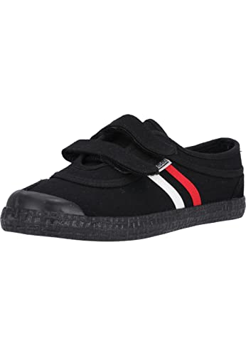 Kawasaki Unisex Retro Shoe W/Klettverschluss Sneaker, 1001s schwarz einfarbig, 36 EU von Kawasaki