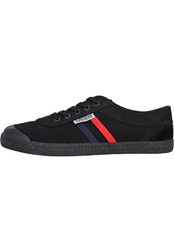 kawasaki Unisex Retro Canvas Shoe Low-top, 1001S Black Solid, 41 EU von Kawasaki