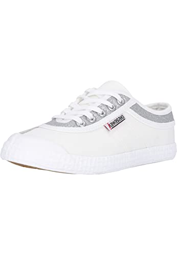 kawasaki Unisex Glitter Canvas Shoe Low-top, 8889 Silver, 37 EU von Kawasaki