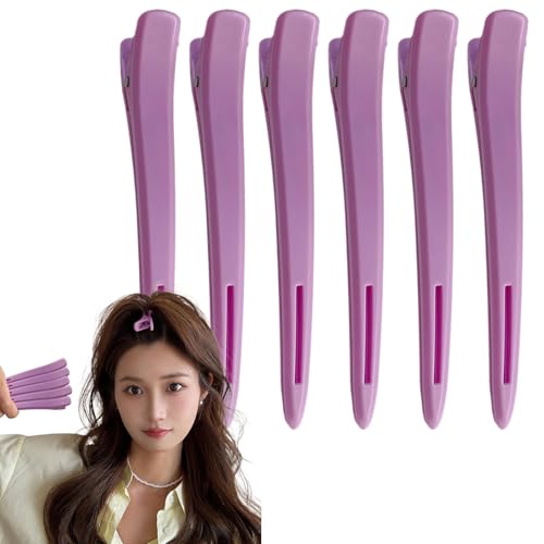 Haarstyling-Clips, Haarspangen zum Teilen - Rutschfeste Haarspangen | 6x Haarspangen für dickes Haar, tragbares Haarstyling-Zubehör für Omen, Mädchen von Kaxenig