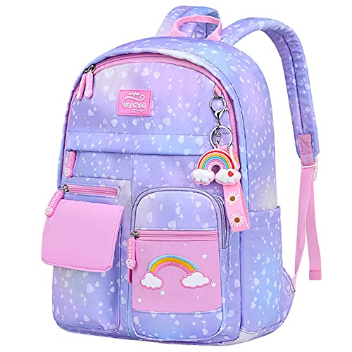 Kaxich Kinderrucksack Mädchen Schulrucksack für Grundschule Kinder Schultasche Nylon Rucksack Leicht Lässig Reisetasche von Kaxich