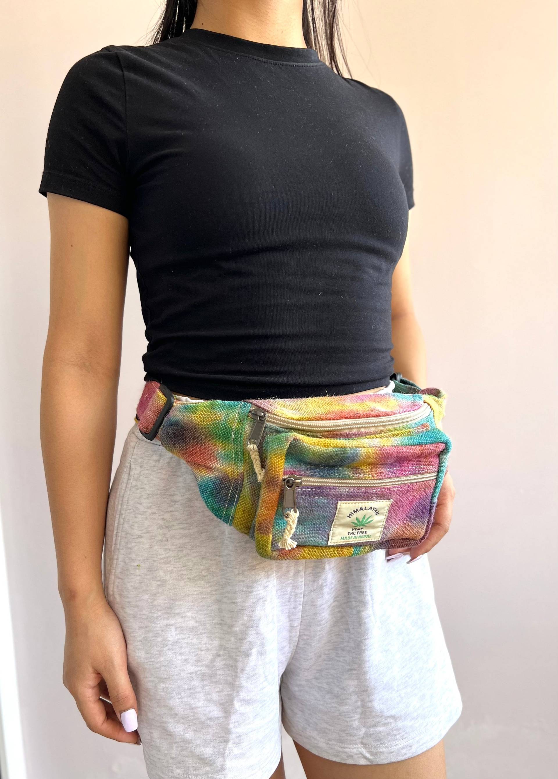 Umweltfreundliche Boho Hippie Style Hanf Fanny Pack Hip Taille Tasche Zum Wandern, Laufen, Joggen Umweltfreundliche Boho Hippie Style Hanf Fanny Pack Hip Taille Tasche Zum Wandern, Laufen, Joggen von KayJayStylesStore