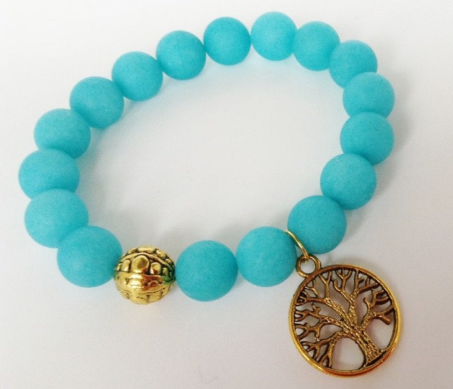 Baum Des Lebens Stretch Perlen Armband von KayKaysDesigns