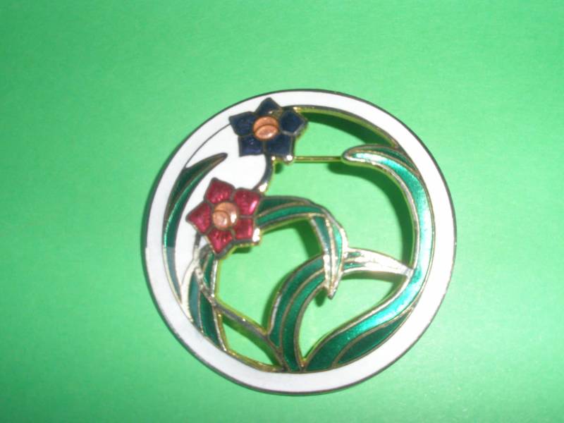 Emaille Blumen Brosche, Geschenk Idee Emaille Blumen Brosche, Geschenk Idee von KaySueGems