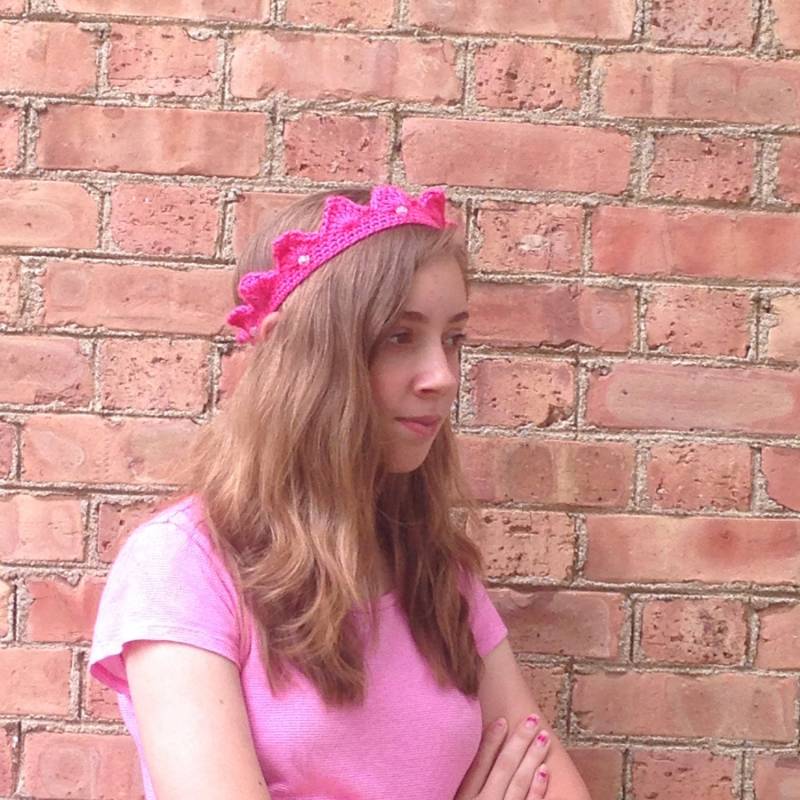 Gehäkelte Prinzessin Krone von KayaLuCreations