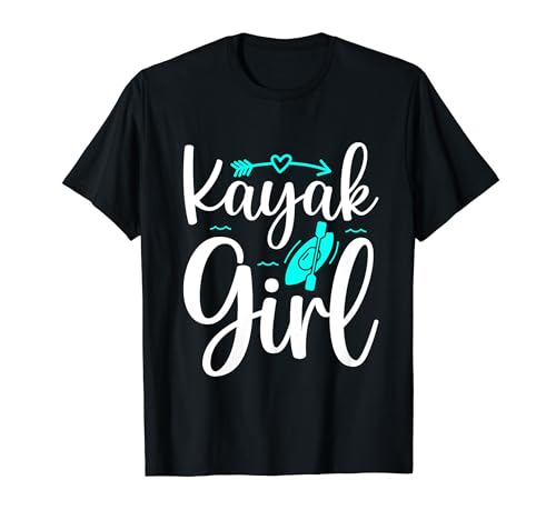 Kajak - Kajak Girl T-Shirt Kajak - Kajak Girl T-Shirt von Kayaker River Watersport Design Outfit