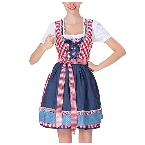 Kayferli Sommerkleid Damen Damen Kleid Bühnenkostüm Kostüm Kostüm Bier Damen Halloween Kostüm Kostüm Strandkleid Damen von Kayferli