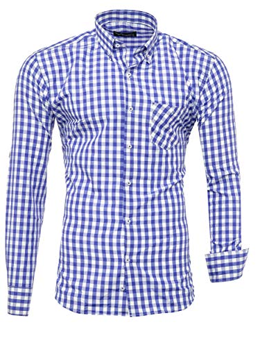 K-2014 Hemd Karriert Blau M von Kayhan