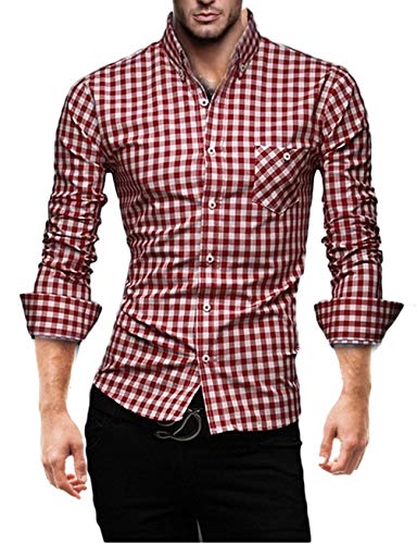 K-2014 Hemd Karriert Rot L von Kayhan