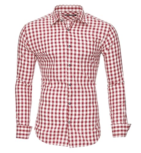 Kayhan Herren Hemd, Oktoberfest Rot XL von Kayhan