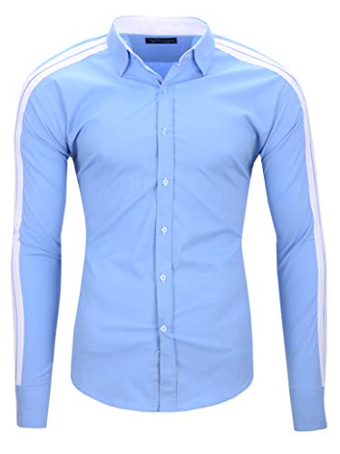 Kayhan Herren Hemd, Python II Hellblau 3XL von Kayhan