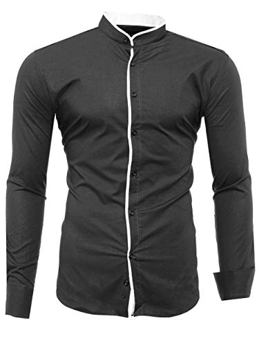 Kayhan Herren Hemd Barcelona Grey 4XL von Kayhan