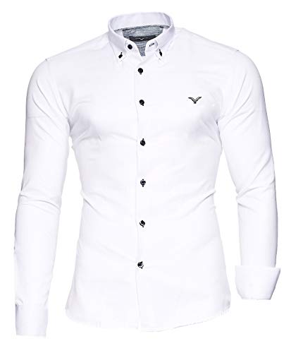 Kayhan Herren Hemd Oxford Weiß 5XL von Kayhan