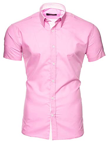 Kayhan Herren Kurzarm Hemd Florida Rose XXL von Kayhan