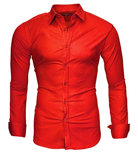 Kayhan Langarmhemd A.L.T Rot 4XL von Kayhan