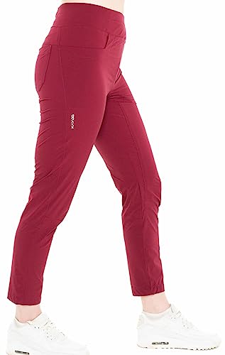 Kaymountain Damen Trekking Wander Outdoor Hose 7/8 Madeira Ultra Leicht Cherry 42 von Kaymountain