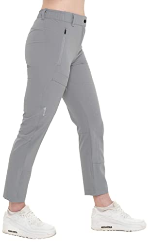 Kaymountain Damen Trekking Wander Outdoor Hose 7/8 Sierra Classic Light Stone Grey 36 von Kaymountain