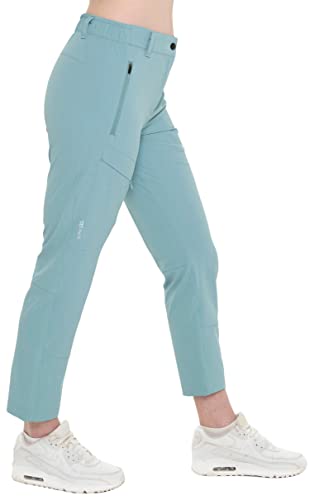 Kaymountain Damen Trekking Wander Outdoor Hose 7/8 Sierra Classic Light Blue Grey 44 von Kaymountain