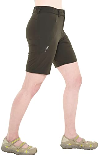 Kaymountain Damen Trekking Wander Outdoor Shorts Hose kurz Ibiza Ultra Leicht Anthra 38 von Kaymountain