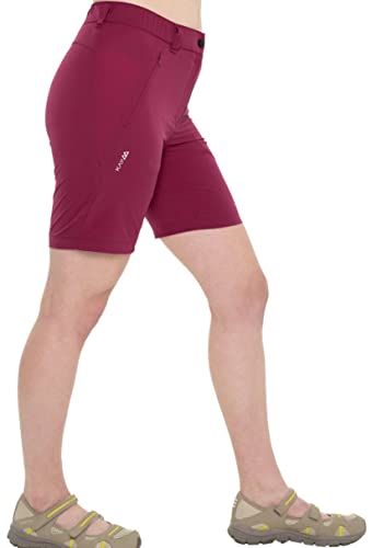 Kaymountain Damen Trekking Wander Outdoor Shorts Hose kurz Ibiza Ultra Leicht Cherry 40 von Kaymountain