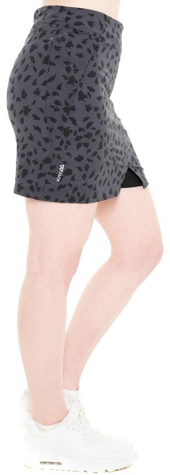 Kaymountain Skort Damen Trekking Wander Rock Short Marbella Ultra Leicht Anthra-Black 34 mit Elastikbund von Kaymountain