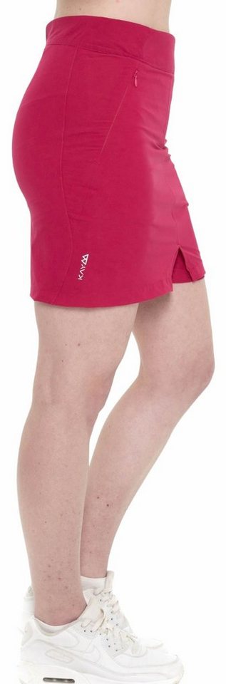 Kaymountain Skort Damen Trekking Wander Rock Short Marbella Ultra Leicht Fuchsia 34 mit Elastikbund von Kaymountain