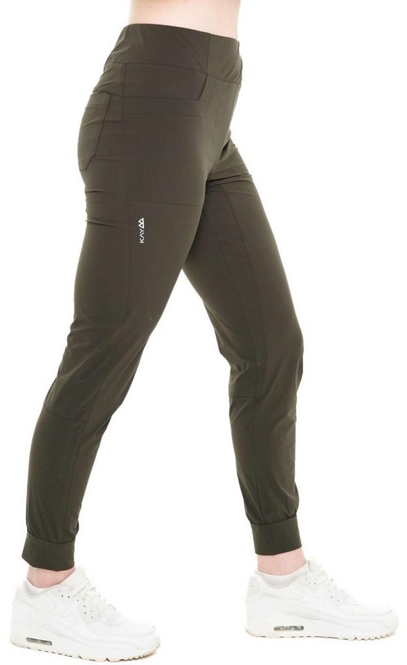 Kaymountain Trekkinghose Damen Wander Outdoor 7/8 Hose San Diego Ultra Leicht Anthra 34 von Kaymountain