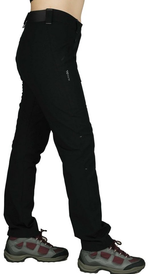 Kaymountain Trekkinghose Damen Wander Outdoor Hose Saas Fee Hybrid Thermo Black 36 von Kaymountain