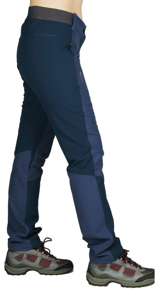 Kaymountain Trekkinghose Damen Wander Outdoor Winter Hose Bernina Hybrid Thermoskin Mid Blue 36 von Kaymountain