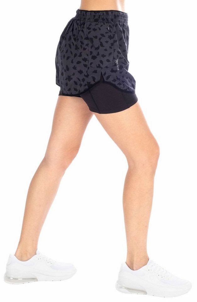 Kaymountain Trekkingshorts Damen Running 2in1 Shorts Wander Hose Stromboli UL Anthra-Black 34 von Kaymountain