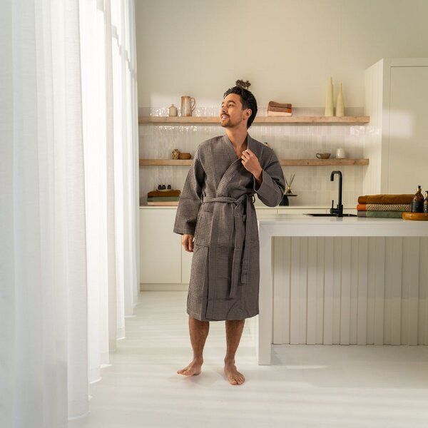 Kayori Geisha Bademantel Waffel Extra Lang von Kayori
