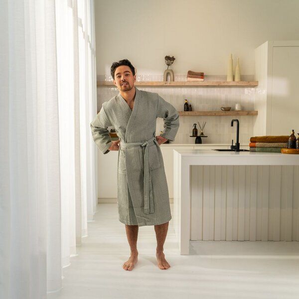 Kayori Geisha Bademantel Waffel Extra Lang von Kayori