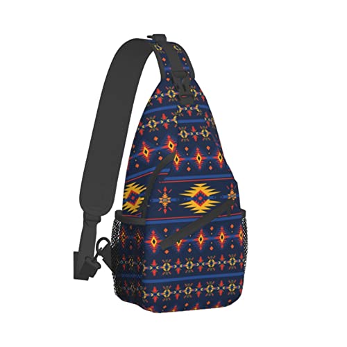 Cross-Brusttasche, diagonale Indianer-Lauf-Fanny-Pack-Gürteltasche mit verstellbarem Riemen für Damen und Herren, freihändige Geldbörse, Hüfttasche von KazUp