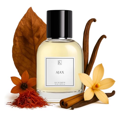 KAZAAR - AJAX - 50ml - Eau de Parfum für Herren - Sinnlich-süß mit Rum, Tabak & Vanille - ideal für Events & Abende im Herbst & Winter - 20% Duftöl für lange Haltbarkeit - Swiss Made von Kazaar