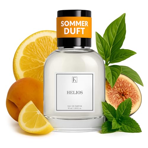 KAZAAR - HELIOS - 50ml - Eau de Parfum für Herren – Fruchtig-frisch mit Feige, Johannisbeere, Zitrus – ideal für Alltag & Freizeit im Frühling & Sommer – 20 % Duftöl für lange Haltbarkeit – Swiss Made von Kazaar