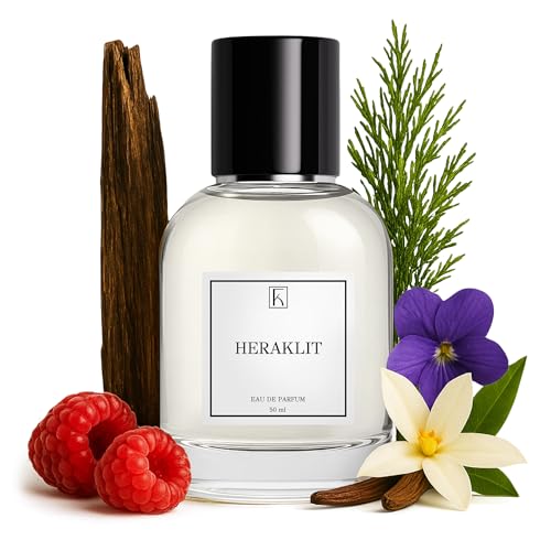 KAZAAR – HERAKLIT – 50ml – Eau de Parfum für Herren – Fruchtig-orientalisch mit Leder, Vanille & Oud – ideal für Abende im Frühling, Herbst & Winter – 20 % Duftöl für lange Haltbarkeit – Swiss Made von Kazaar