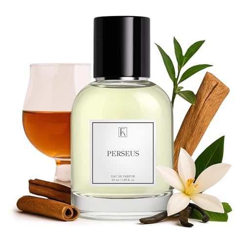 KAZAAR - PERSEUS - 50ml - Eau de Parfum für Herren & Damen – Süß-würzig mit Cognac, Zimt & Vanille – ideal für elegante Abende im Herbst & Winter – 20 % Duftöl für lange Haltbarkeit – Swiss Made von Kazaar