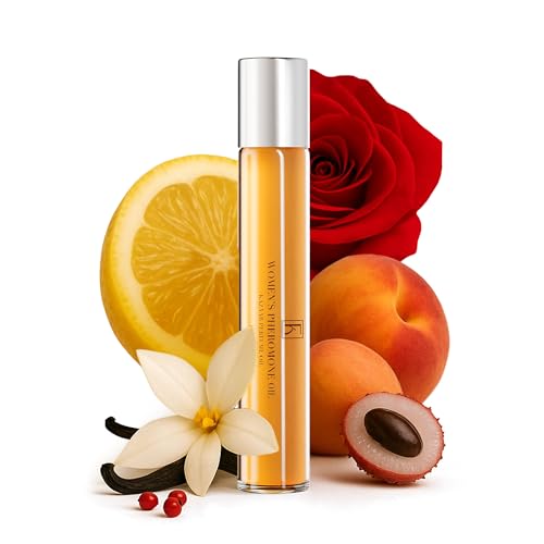 KAZAAR - WOMEN's PHEROMONE OIL - 8ml - Parfümöl für Damen - natürliche Botenstoffe für den einzigartigen Duft - mit 20% Parfümöl bis zu 12h lang anhaltender Duft - aus Schweizer Manufaktur von Kazaar