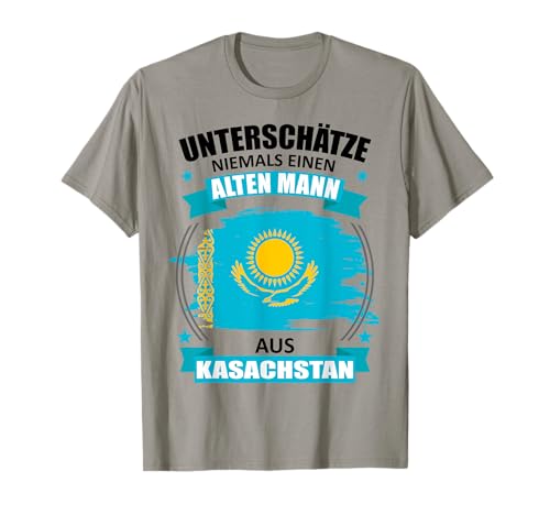 Herren Kasachstan Alter Mann Spruch Kasachstan Flagge Russland T-Shirt Herren Kasachstan Alter Mann Spruch Kasachstan Flagge Russland T-Shirt von Kazachstan Fahne Geschenkideen Papa Opa Bruder