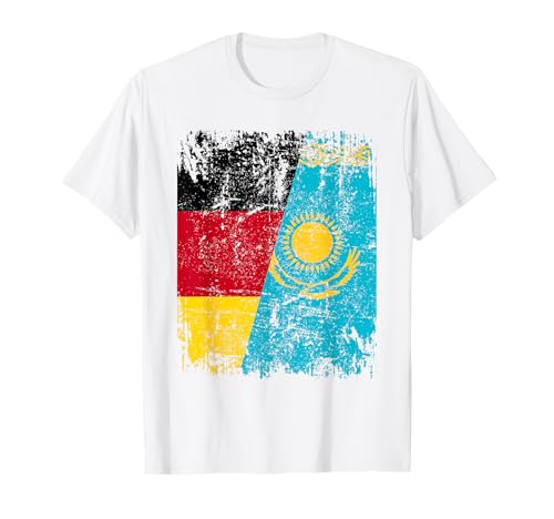 KASACHSTAN DEUTSCHLAND Flagge | Damen Herren Kinder | Kazakh T-Shirt KASACHSTAN DEUTSCHLAND Flagge | Damen Herren Kinder | Kazakh T-Shirt von Kazakhstan Family Shop