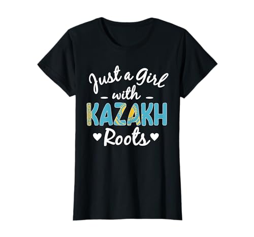 Just A Girl With Kasachh Roots Born In Kasachstan Women T-Shirt Just A Girl With Kasachh Roots Born In Kasachstan Women T-Shirt von Kazakhstan Flag Designs Proud Kazakh Roots