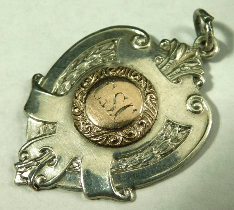 Antike Massive Sterling Silber Taschenuhr Fob Medaille Scouting Schwimmmeister | 16815 Antike Massive Sterling Silber Taschenuhr Fob Medaille Scouting Schwimmmeister | 16815 von Kazeran