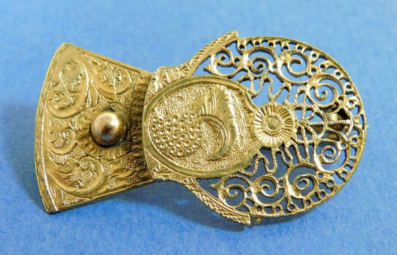 Antike Taschenuhr Verge Fusee Balance Hahn Bildliche Anstecknadel | 16135 Antike Taschenuhr Verge Fusee Balance Hahn Bildliche Anstecknadel | 16135 von Kazeran