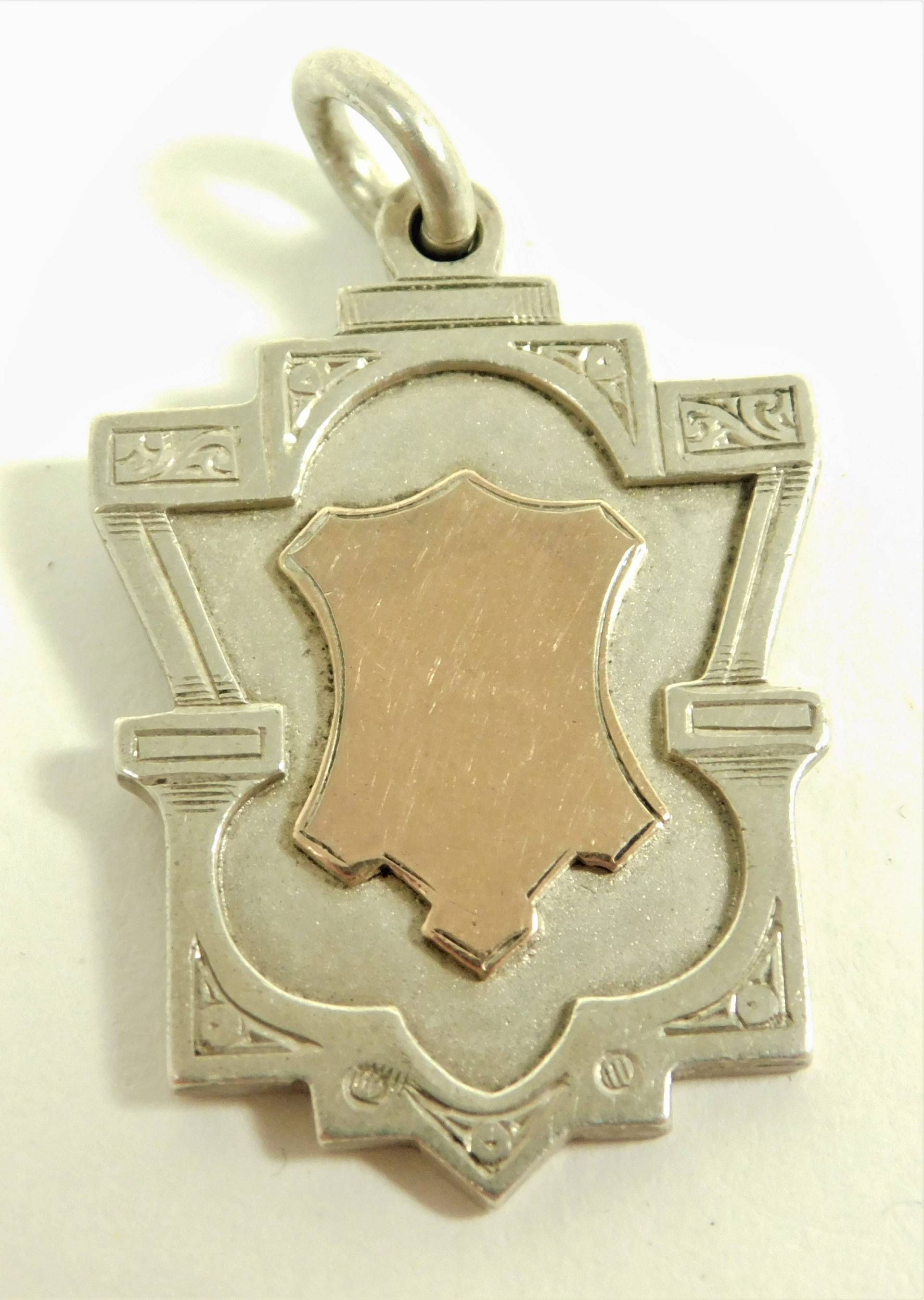 Vintage Bravingtons Sterling Silber Taschenuhr Albert Kette Fob Medaille Cricket | 16149 Vintage Bravingtons Sterling Silber Taschenuhr Albert Kette Fob Medaille Cricket | 16149 von Kazeran