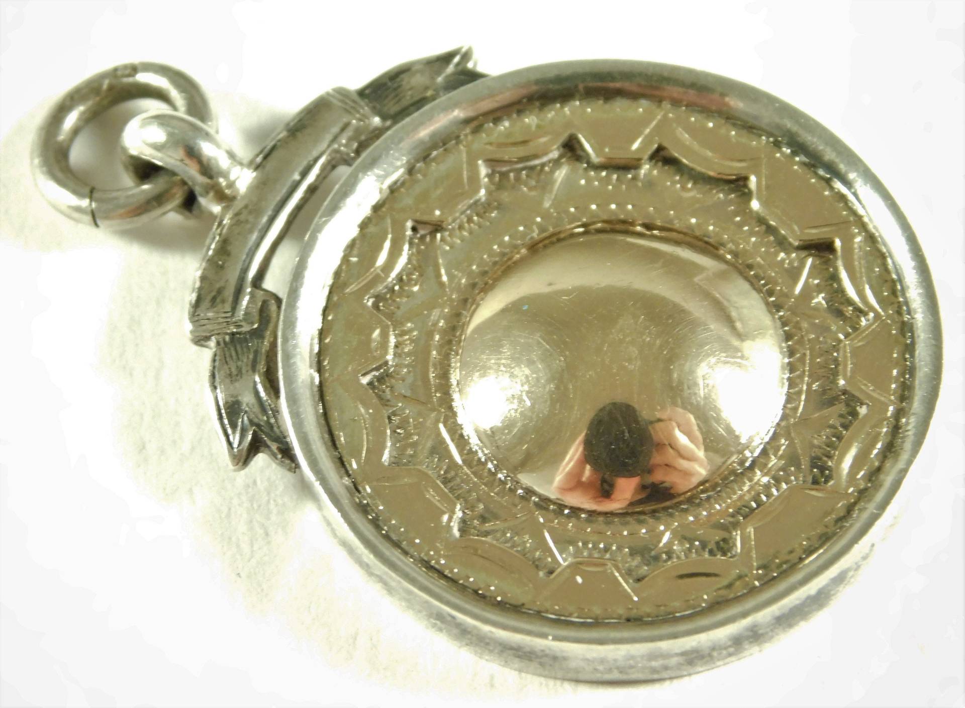 Vintage Massiv Silber Vergoldet Front Taschenuhr Kette Medaille Fob 1932 By Tiptaft | 15530 Vintage Massiv Silber Vergoldet Front Taschenuhr Kette Medaille Fob 1932 By Tiptaft | 15530 von Kazeran