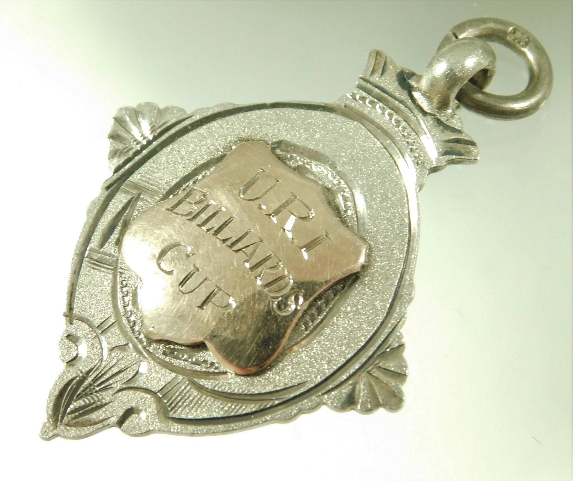 Vintage Sterling Silber Albert Uhrenkette Billard Fob Medaille Von T J Skelton 1928 | 15538 Vintage Sterling Silber Albert Uhrenkette Billard Fob Medaille Von T J Skelton 1928 | 15538 von Kazeran