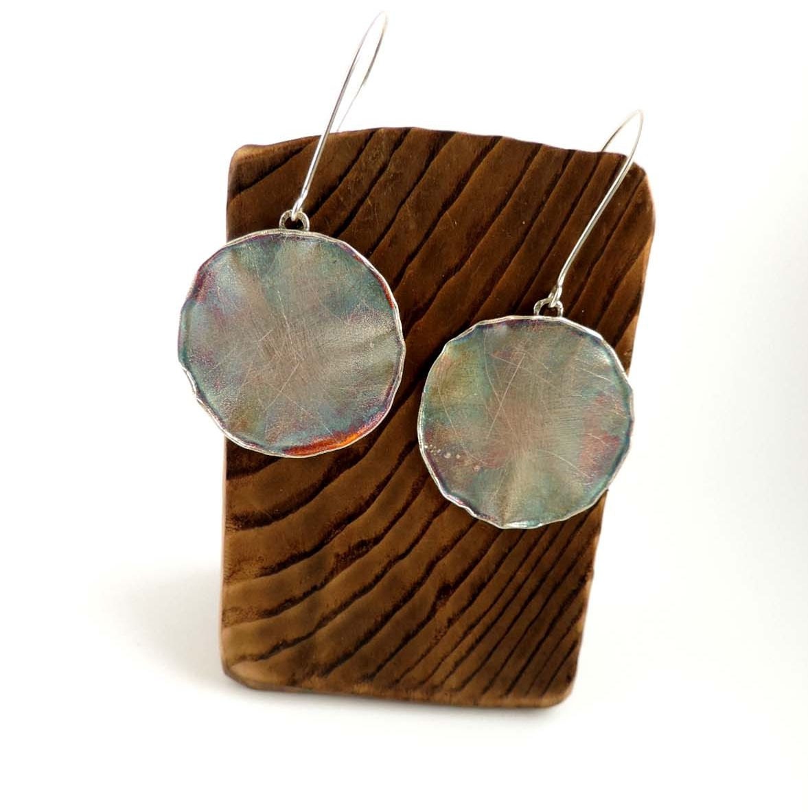 925 Sterling Silber Ohrringe, Rohsilber Boho. Geschenk Für Frauen 925 Sterling Silber Ohrringe, Rohsilber Boho. Geschenk Für Frauen von Kaziar