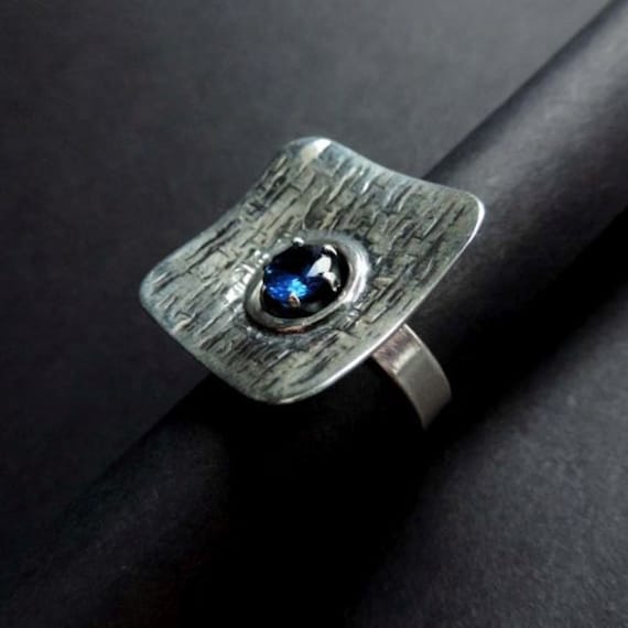 Moderne Silber Ring, Handwerk, Geschenk Für Frauen Moderne Silber Ring, Handwerk, Geschenk Für Frauen von Kaziar