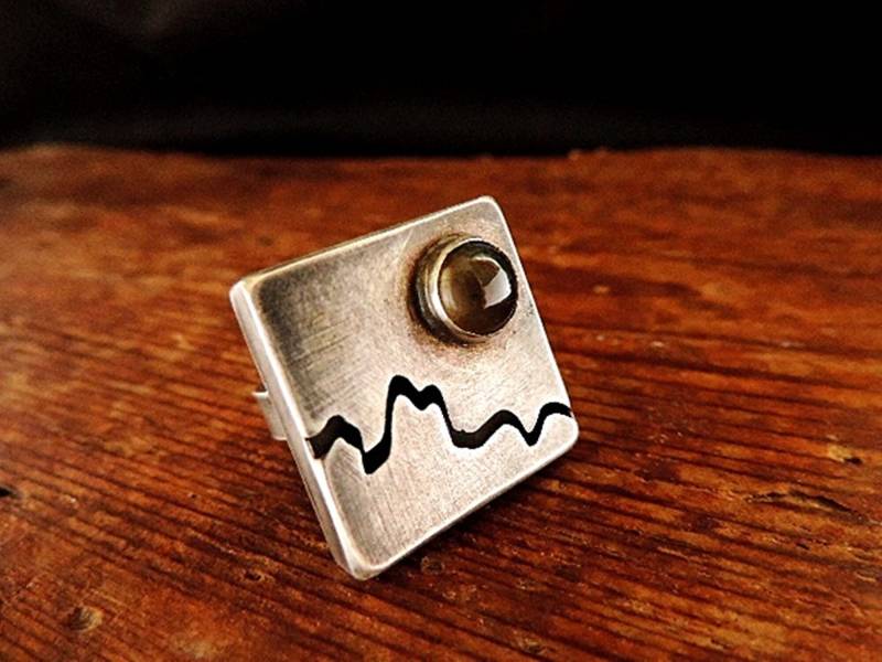 sterling Silber Ring 925, Ungewöhnliche Geschenk, Rohschmuck, Für Frauen sterling Silber Ring 925, Ungewöhnliche Geschenk, Rohschmuck, Für Frauen von Kaziar